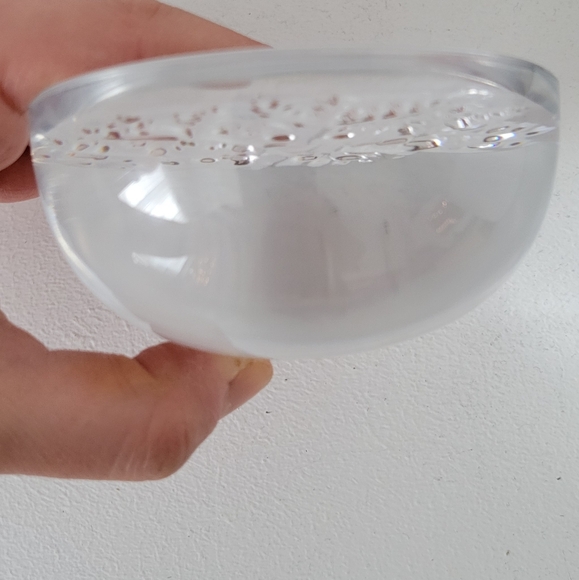 Vintage Avon Crystal Snowflake Paperweight Holiday Decor -Made in France - Picture 7 of 8